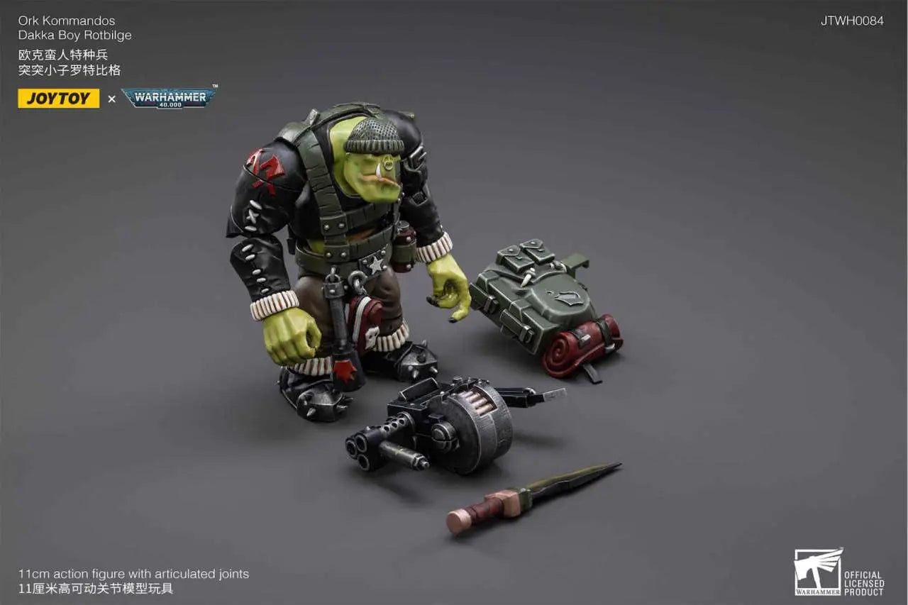 WH40K ORK KOMMANDOS DAKKA BOY ROTBILGE