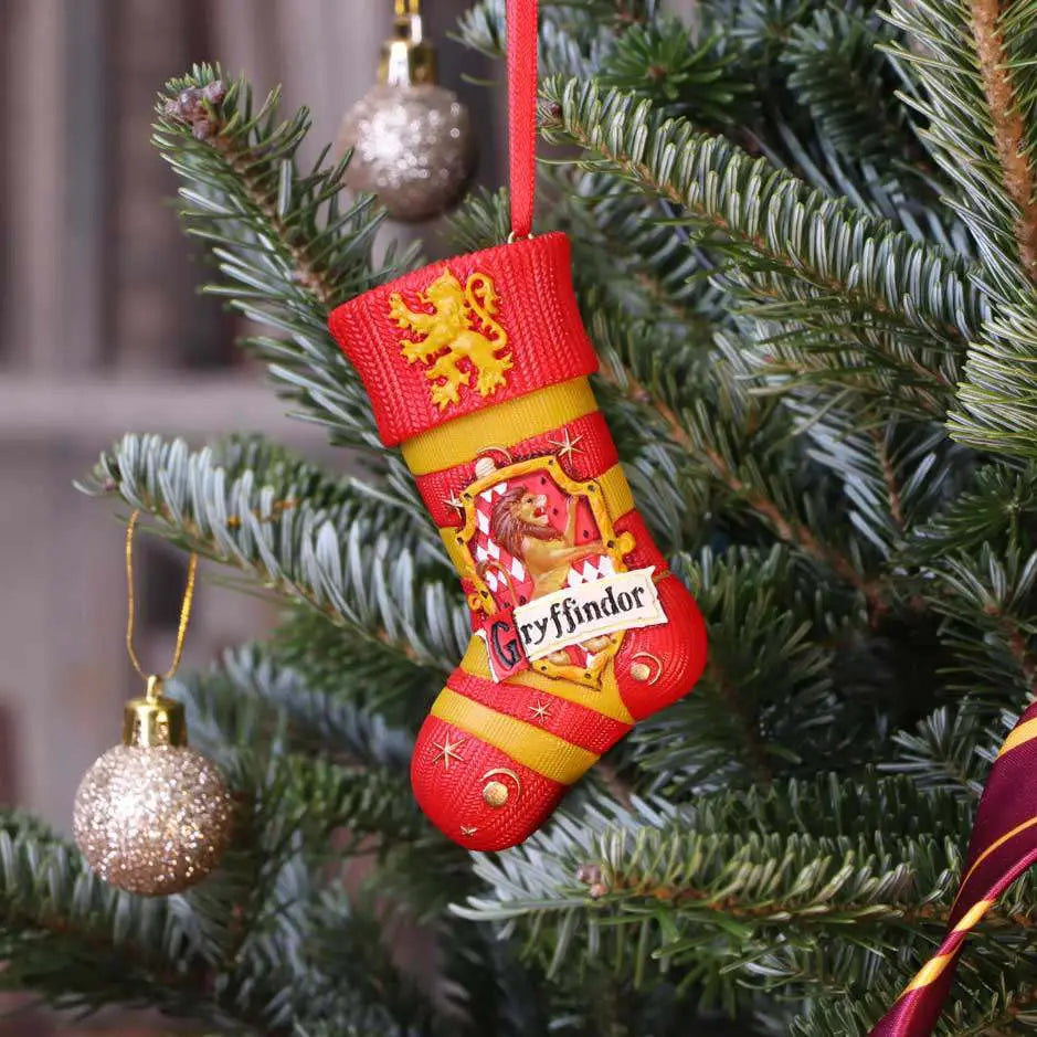 HARRY POTTER GRYFFINDOR STOCKING HANGING ORNAMENT