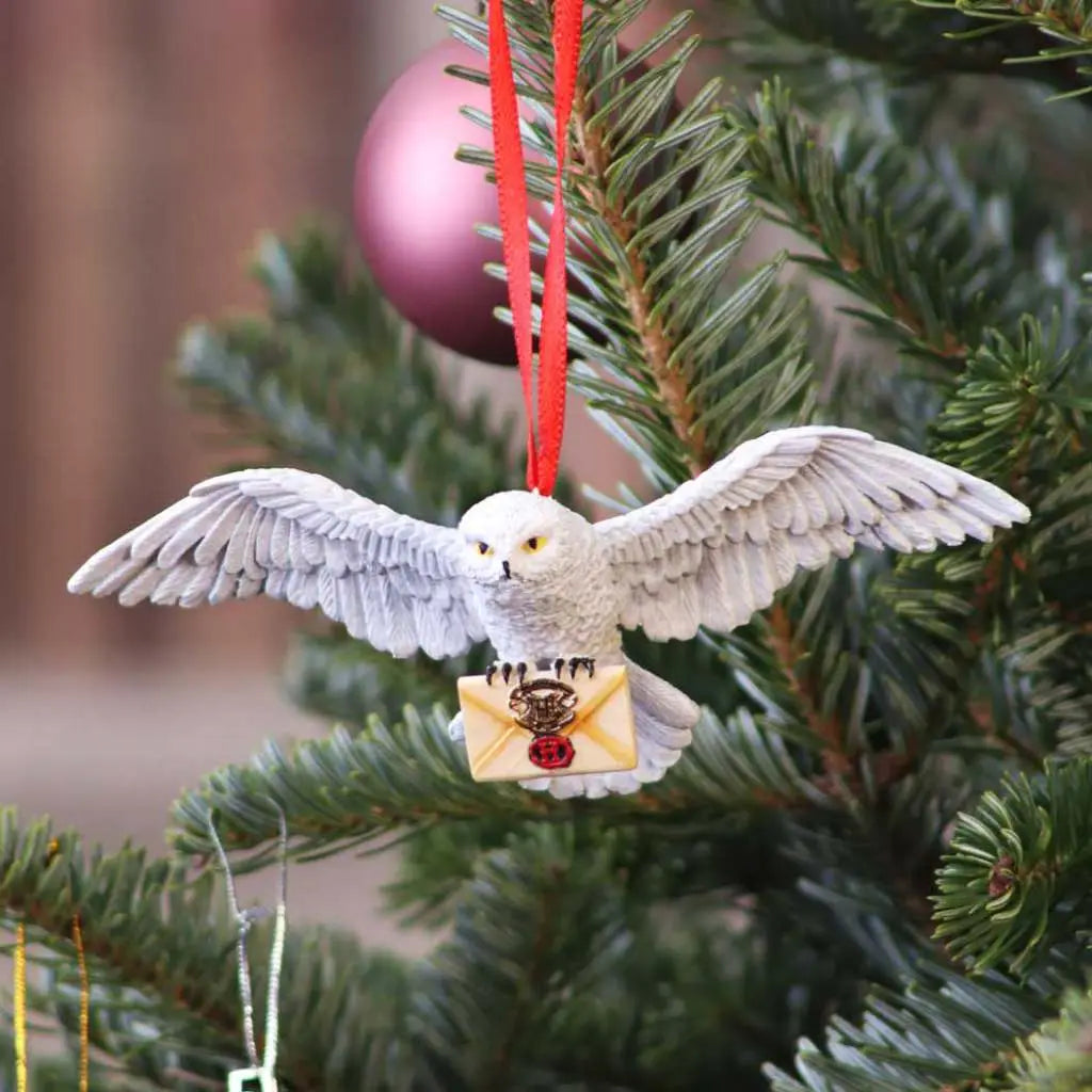 HARRY POTTER HEDWIG HANGING ORNAMENT