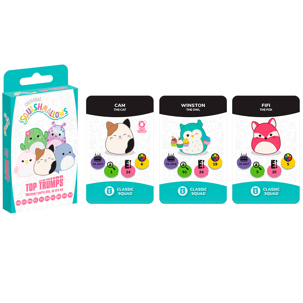 Winning Moves Top Trumps - Squishmallows Cards Standard Tuck Box Multillingual