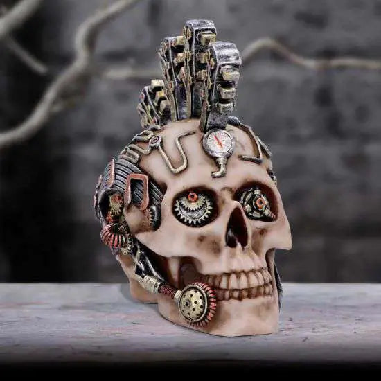 STRIKE A CHORD STEAMPUNK SKULL FIG