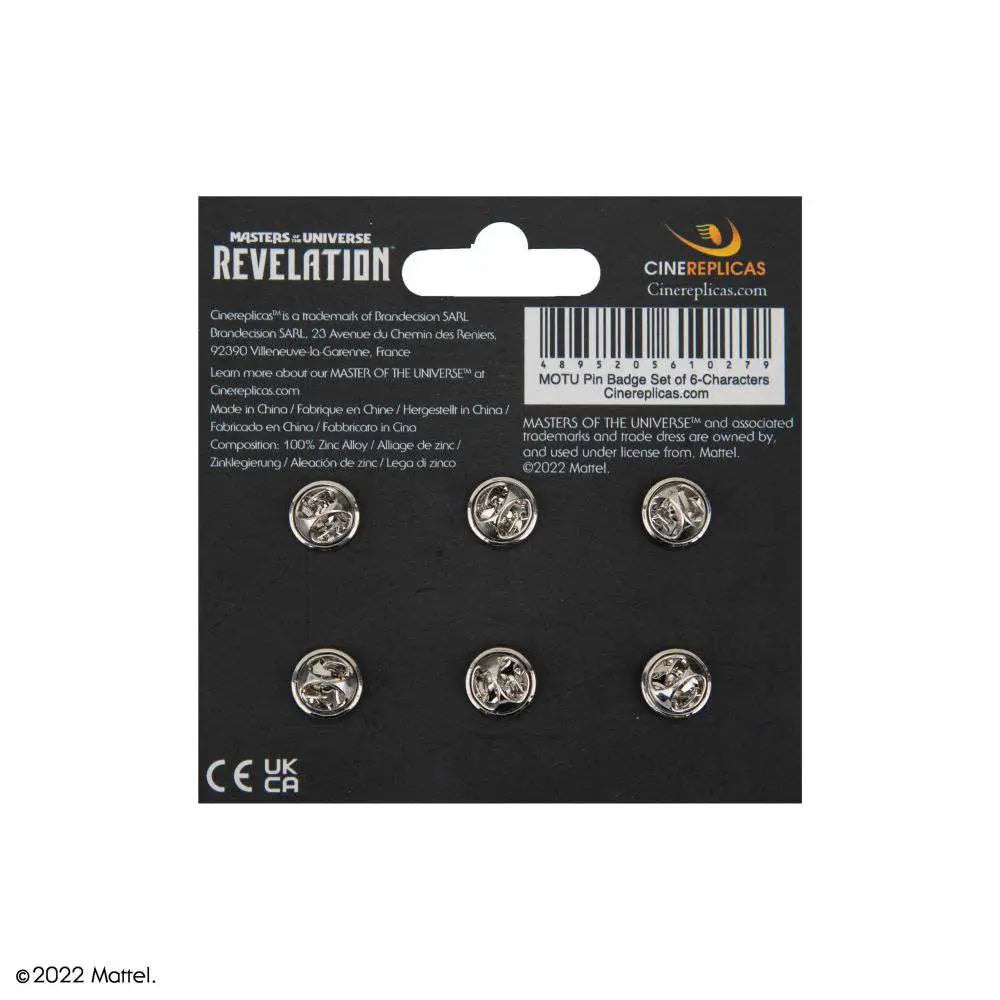 MOTU PIN BADGES SET (6)