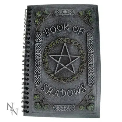 NOTEBOOK RESIN SPIRAL COVER IVY PENTAGRM