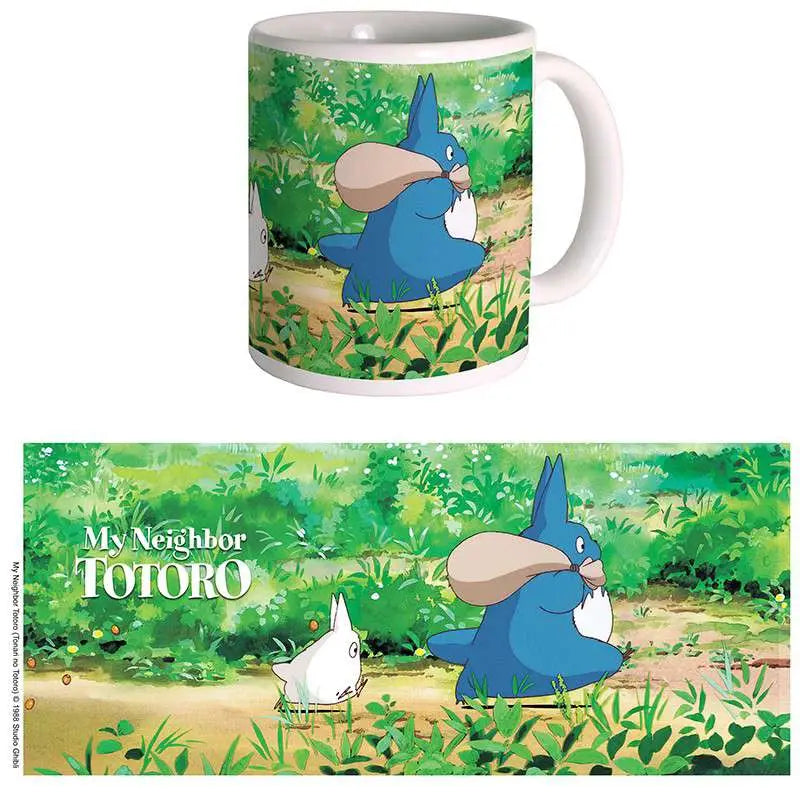 TOTORO WHITE AND BLUE MUG