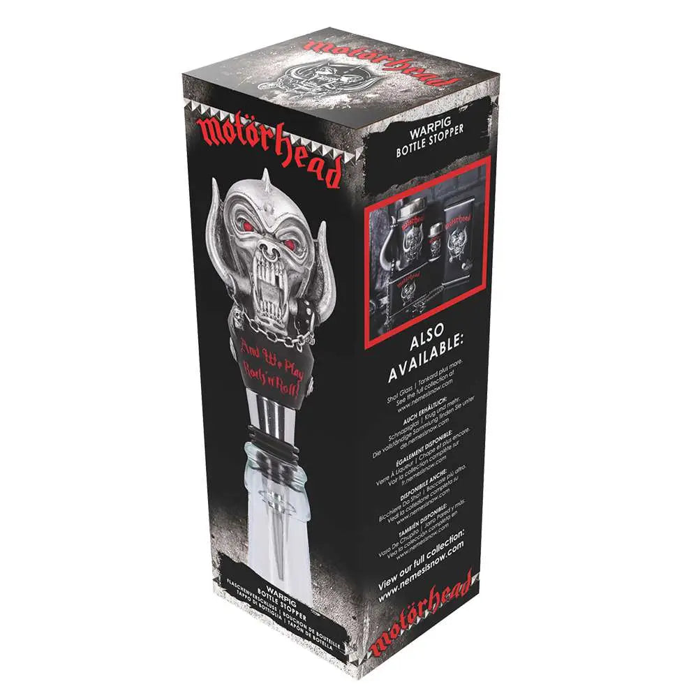MOTORHEAD WARPIG BOTTLE STOPPE