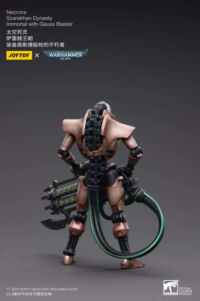 WH40K NECRONS IMMORT WITH GAUSS BLASTER