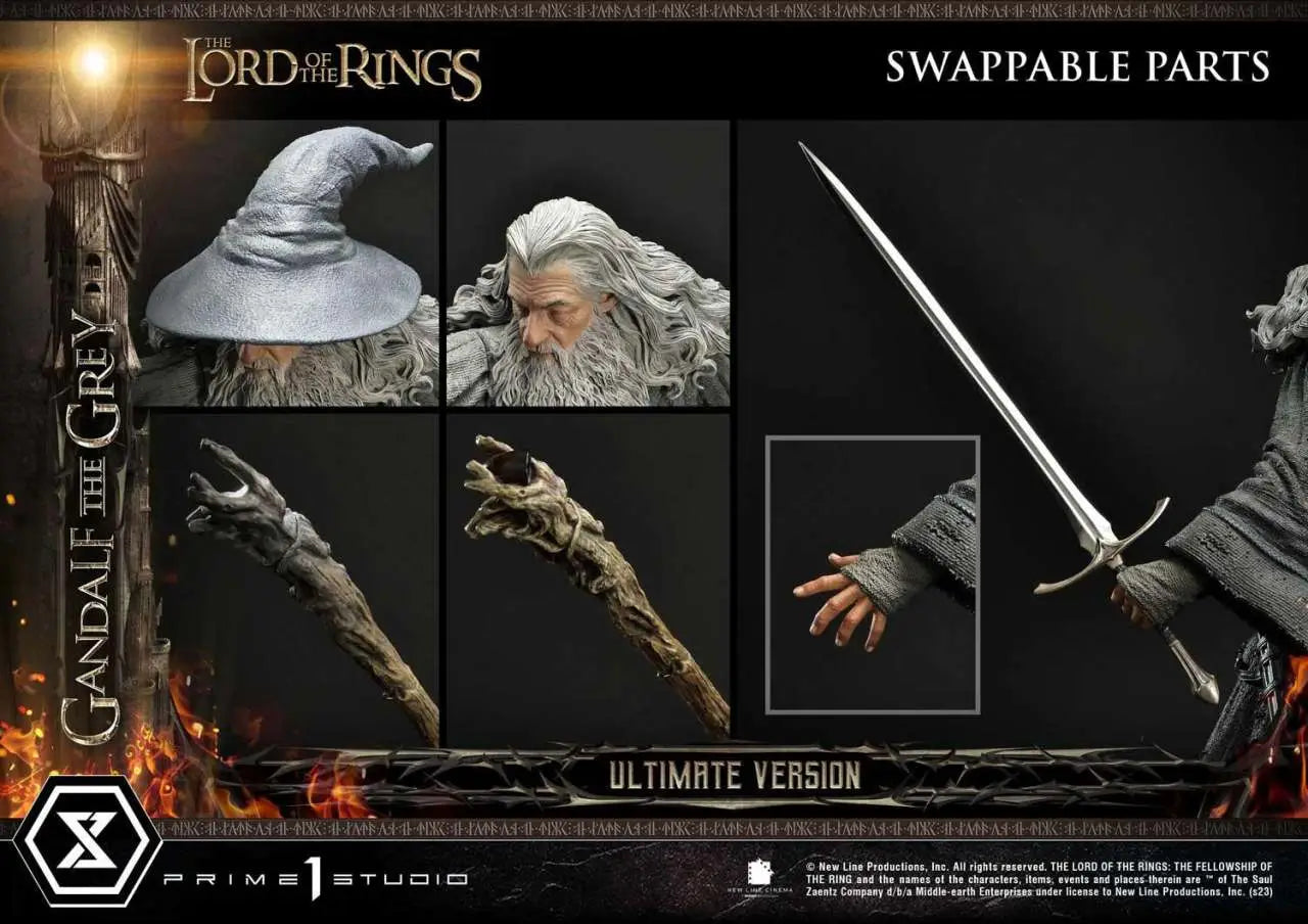LOTR GANDALF THE GREY ULTIM VER STATUE
