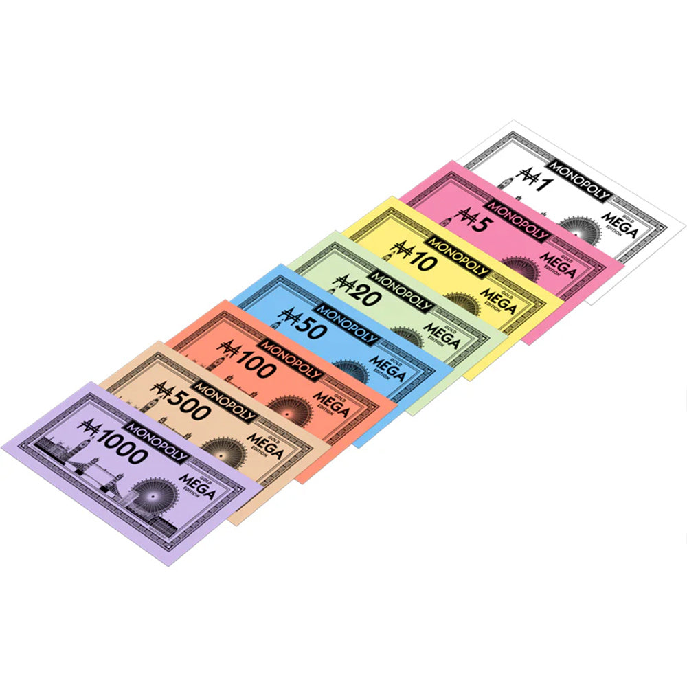 Winning Moves Mega Gold - Monopoly English UK