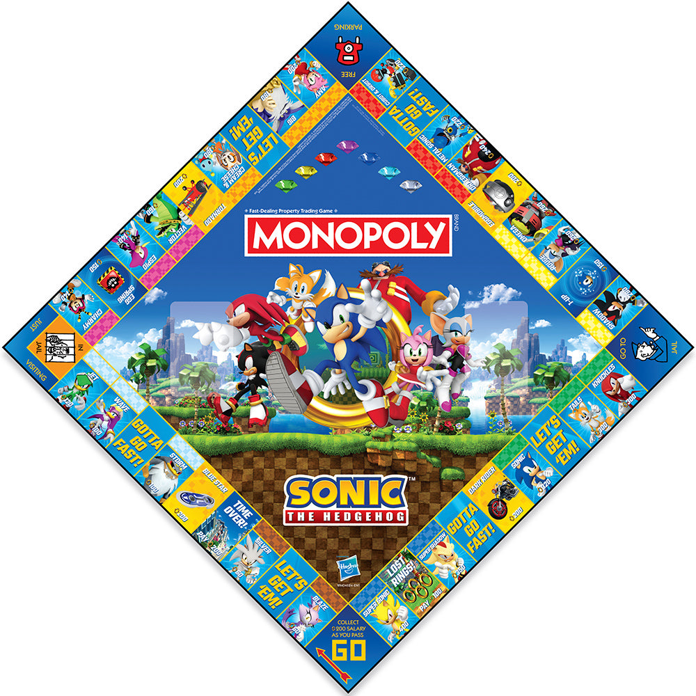 Winning Moves Sonic - Monopoly English UK