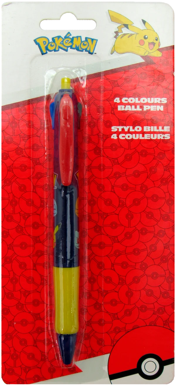 POKEMON - Pikachu - 4 Colour Pen