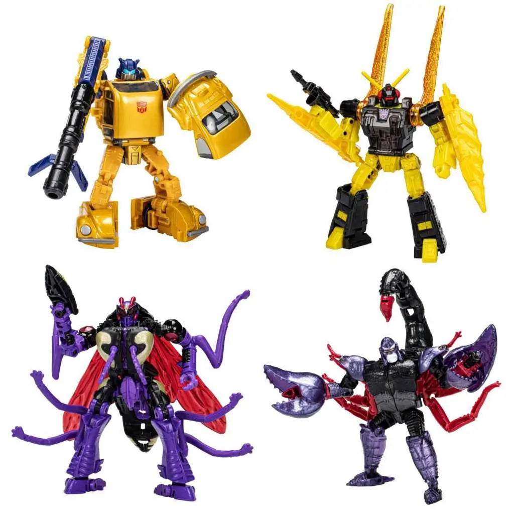 TRANSFORMERS CREATURES COLLIDE 4-PACK AF