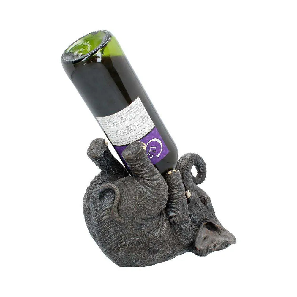 GUZZLERS GREY ELEPHANT WINE BOTTLE HOLDER