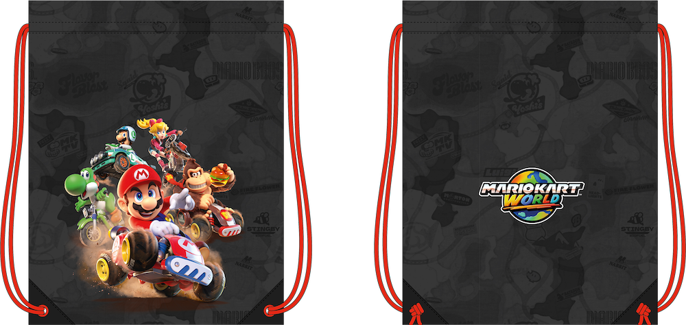 MARIO KART WORLD - Gym Bag "46x35cm"