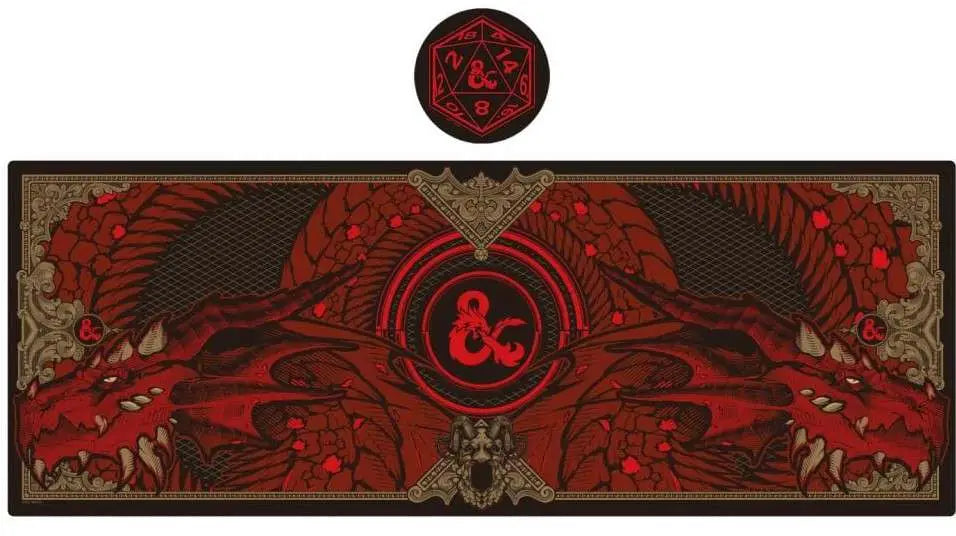 DUNGEONS & DRAGONS - XL Desk Pad and Coaster Set