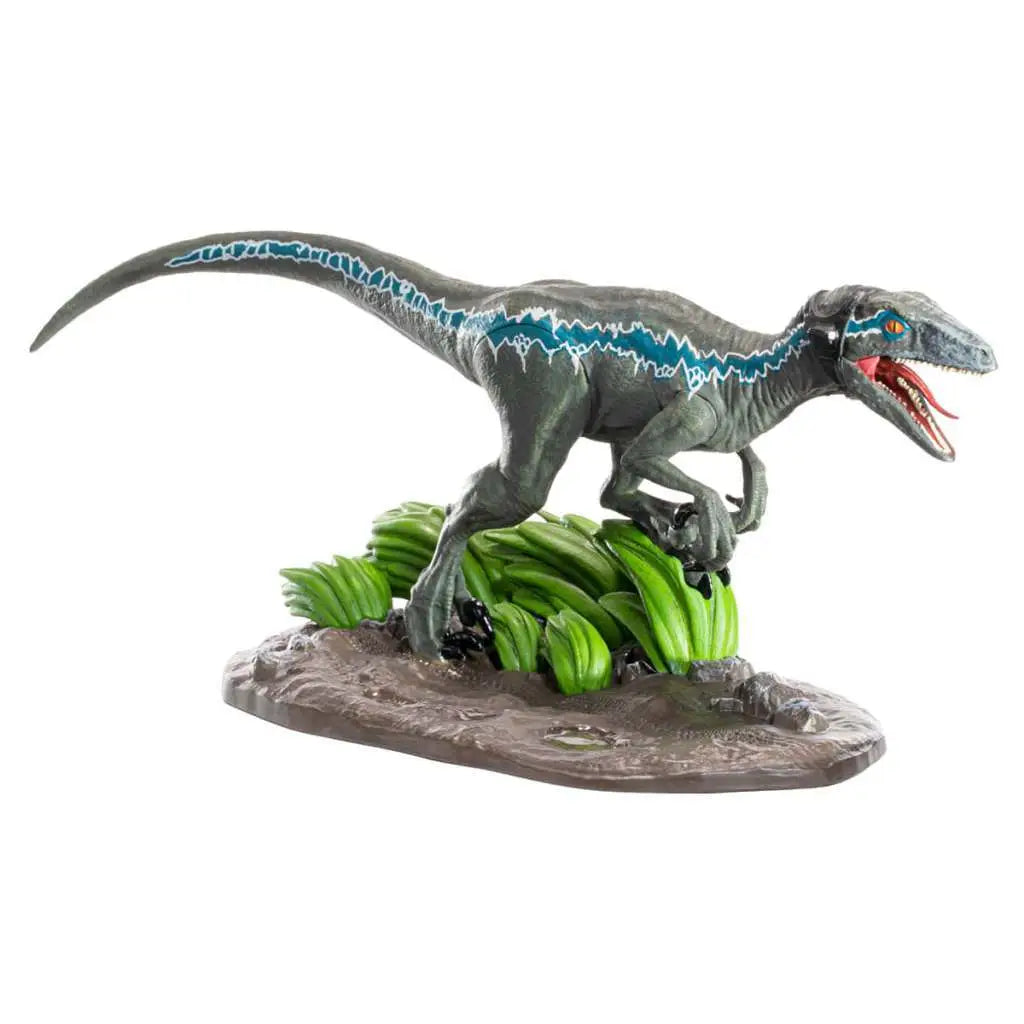 JURASSIC PARK VELOCIRAPTOR BLUE DIORAMA
