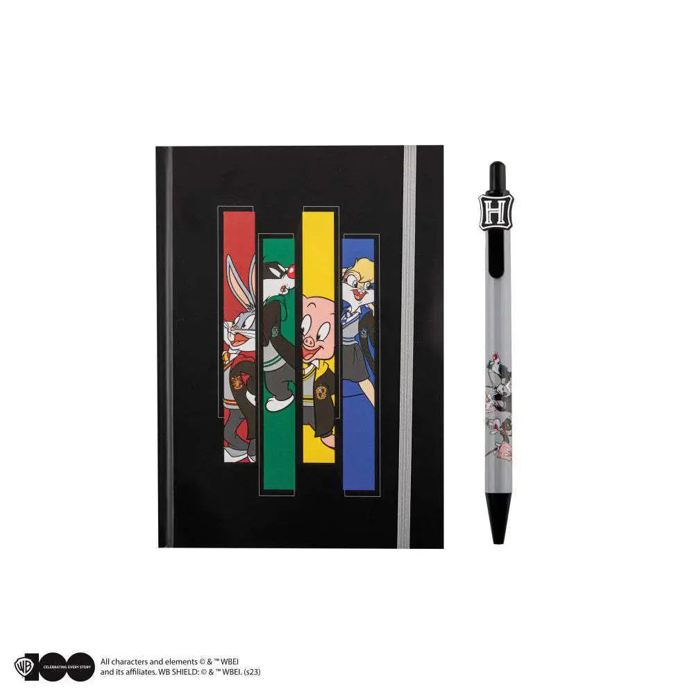 LOONEY TUNES HOGWARTS DLX NOTEBOOK SET
