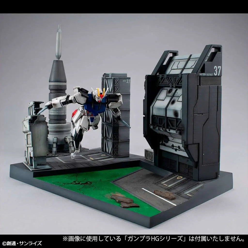 MS GUNDAM SEED G STRUCTURE 1/144 HELIOPOLIS BATTLE STAGE