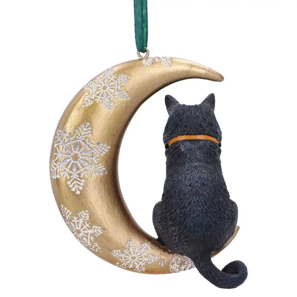 CAT MOON HANGING ORNAMENT