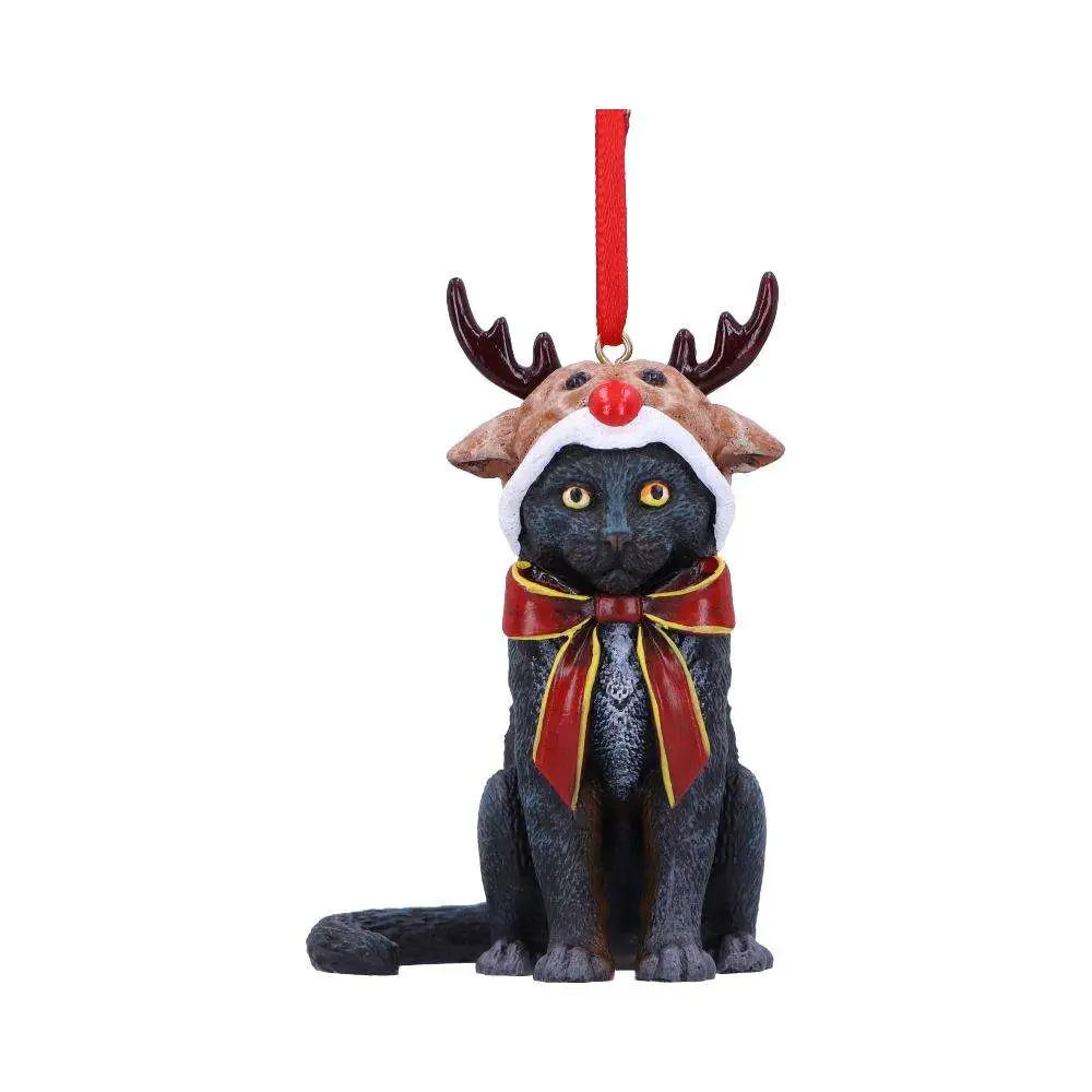 REINDEER CAT HANGING ORNAMENT