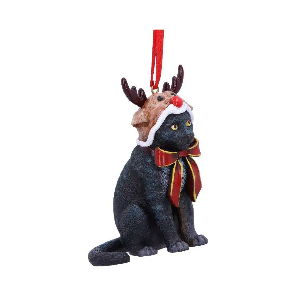 REINDEER CAT HANGING ORNAMENT