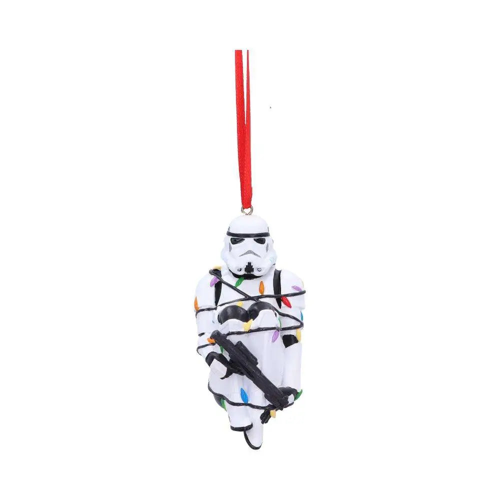 STORMTROOPER IN FAIRY LIGHTS DECORATIVE HANGING ORNAMENT