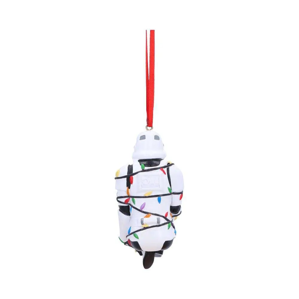 STORMTROOPER IN FAIRY LIGHTS DECORATIVE HANGING ORNAMENT