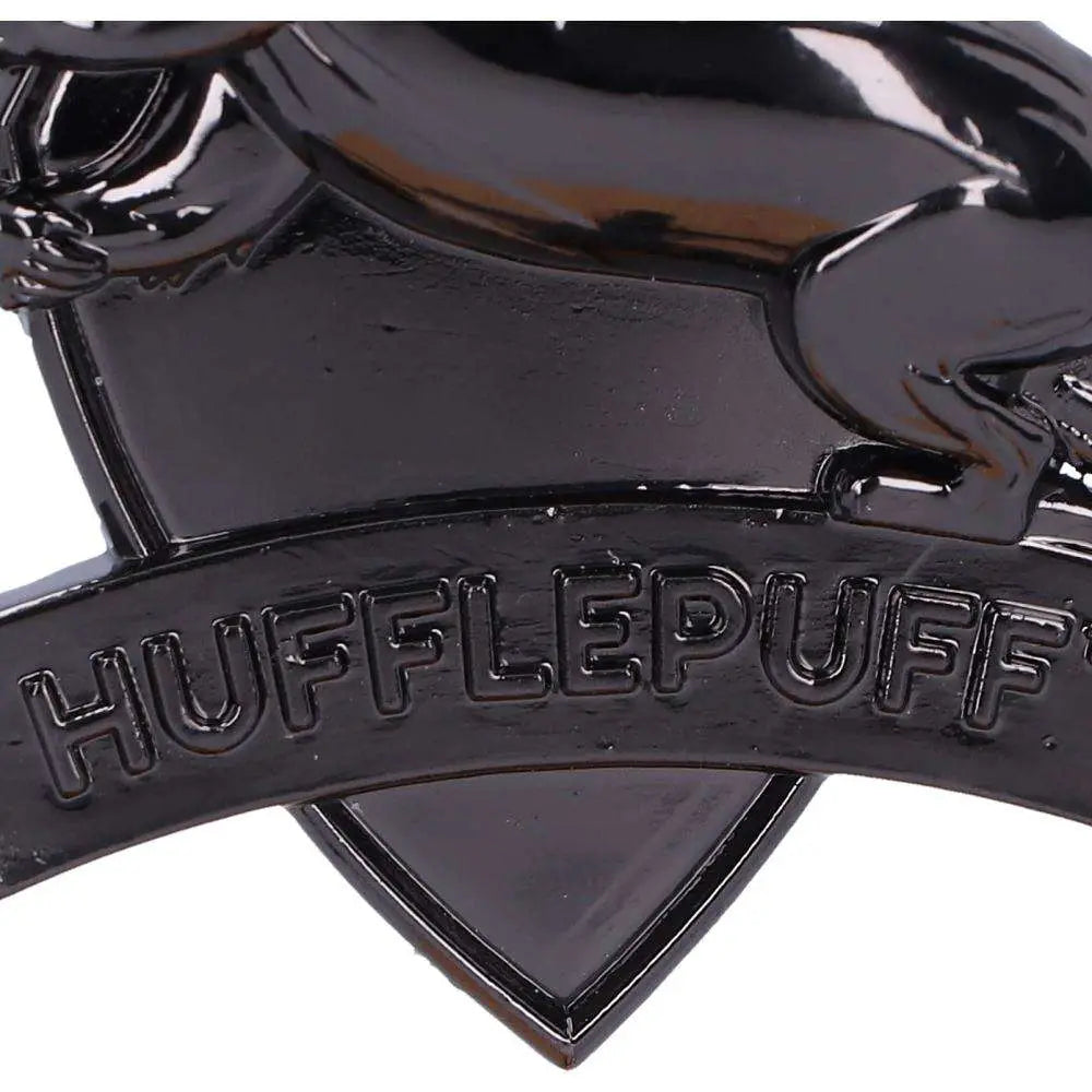 HARRY POTTER HUFFLEPUFF CREST SILVER HANGING ORNAMENT