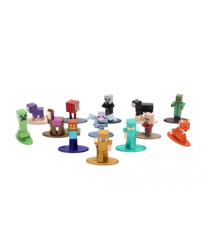 MINECRAFT - Display of Blind Nano Figures - 13 Assortment - 24pc