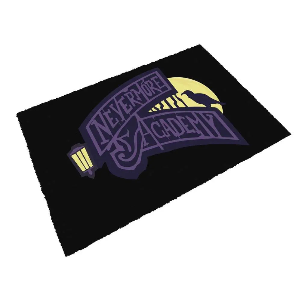 WEDNESDAY NEVERMORE ACADEMY DOORMAT