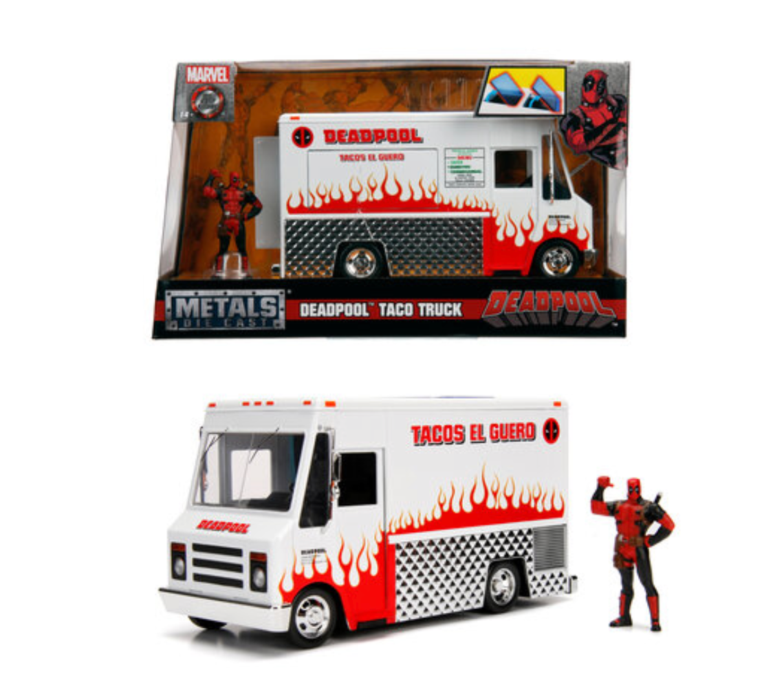 DEADPOOL - Foodtruck + Deadpool Figure - 1:24
