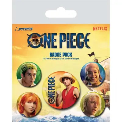 ONE PIECE LIVE ACTION THE STRAW HATS BADGE PACK