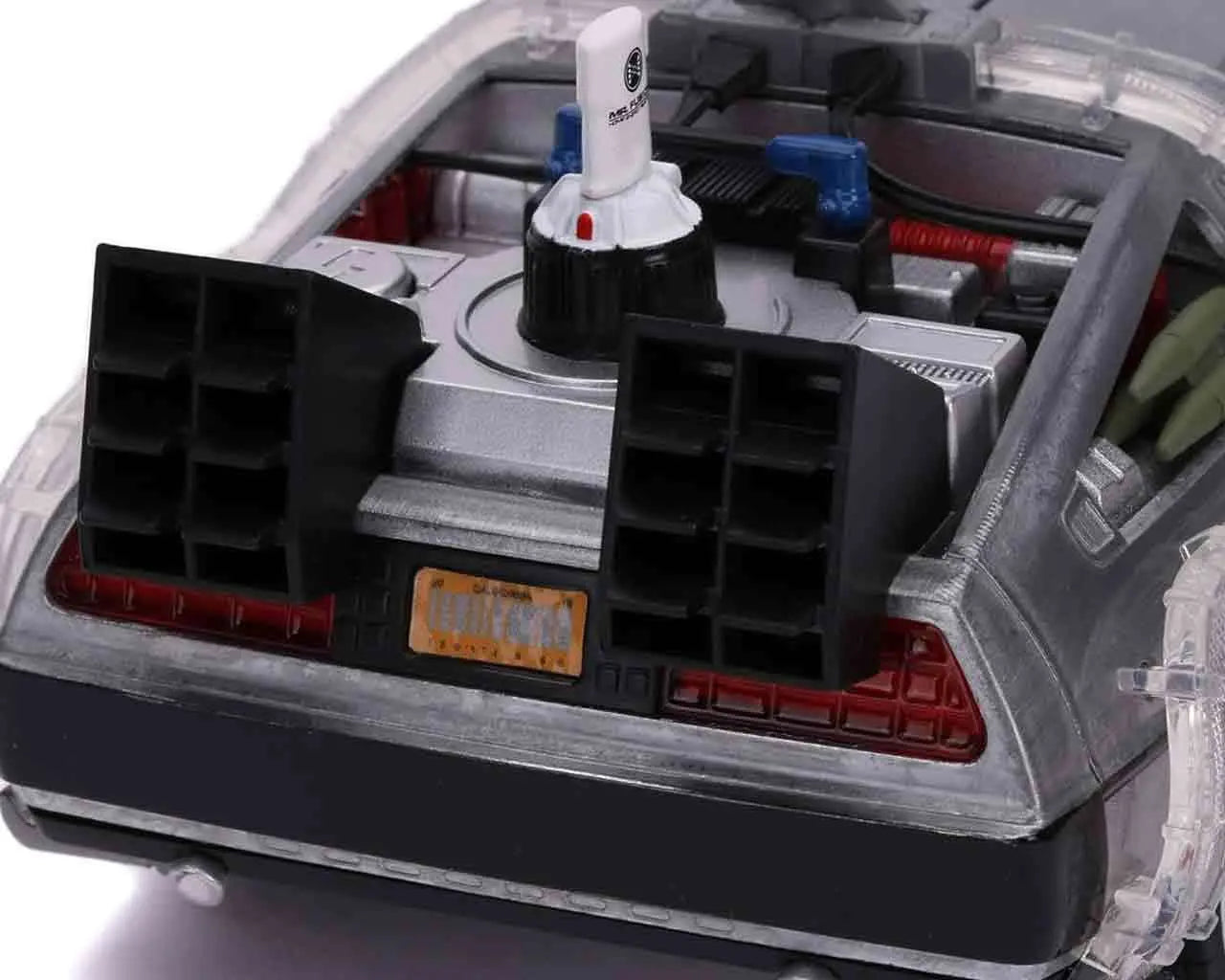 BACK TO THE FUTURE 3 1982 DELOREAN LIGHTS 1/24 DIE-CAST MODEL