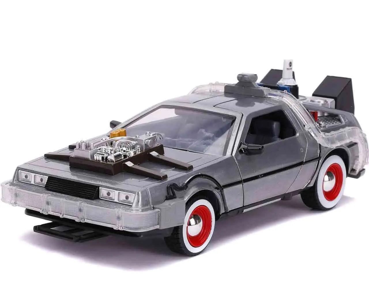 Back To The Future Part 3 - 1982 De Lorean DMC 12 - 1:24 Die-Cast Model With Lights