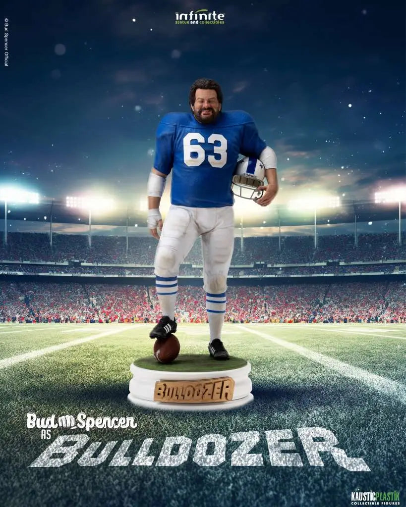 BUD SPENCER AS BULLDOZER RESIN STATUE