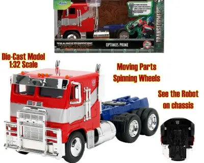 TRANSFORMERS RISE OF THE BEASTS OPTIMUS PRIME 1/32 DIE-CAST MODEL