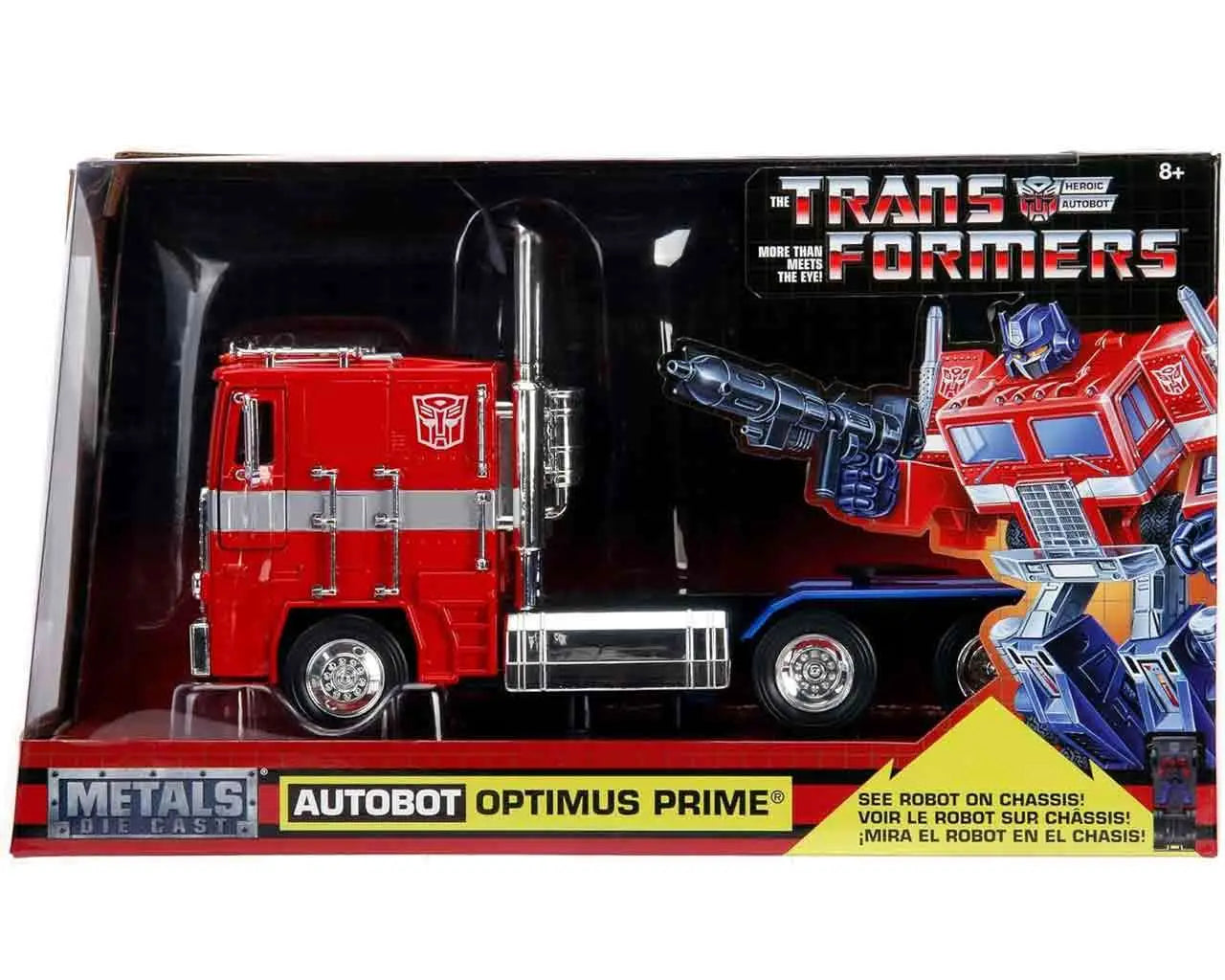 TRANSFORMERS GENERATION 1 OPTIMUS PRIME 1/24 DIE-CAST MODEL