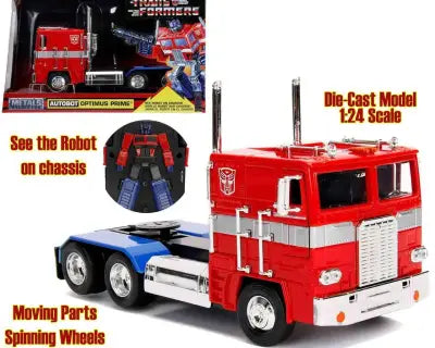 TRANSFORMERS GENERATION 1 OPTIMUS PRIME 1/24 DIE-CAST MODEL