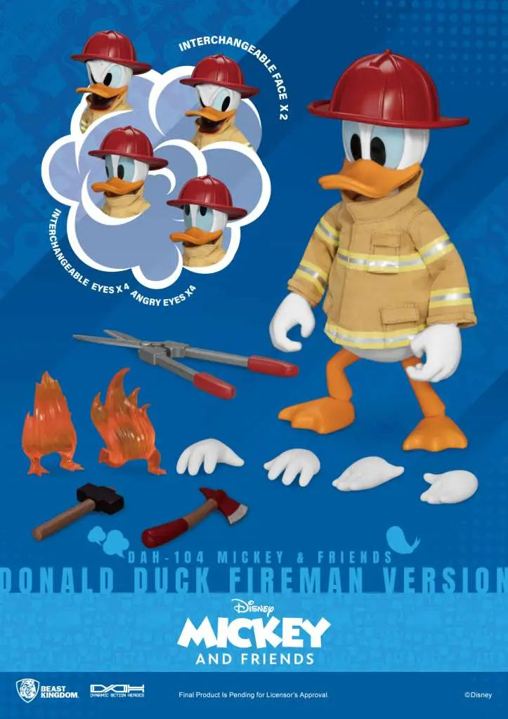 MICKEY & FRIENDS DONALD DUCK FIREMAN VERSION
