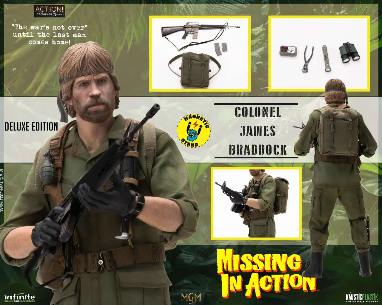 MISSING IN ACTION COLONEL JAMES BRADDOCK 1/6 ACTION FIGURE DELUXE EDITION