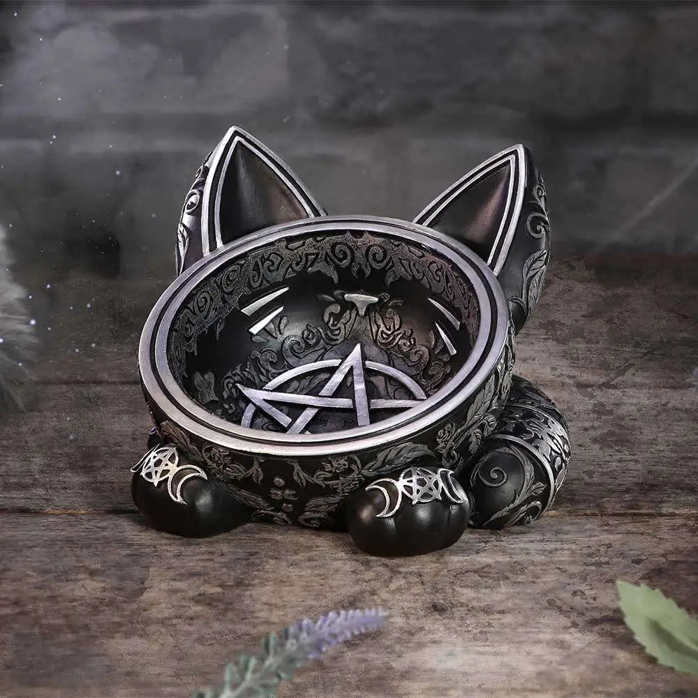BLACK CAT MAGIC TRINKET BOWL