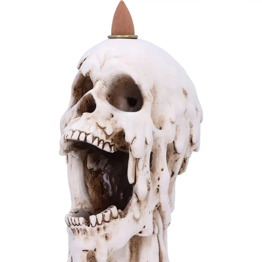 SKULL SCORCHING INCENSE BURNER