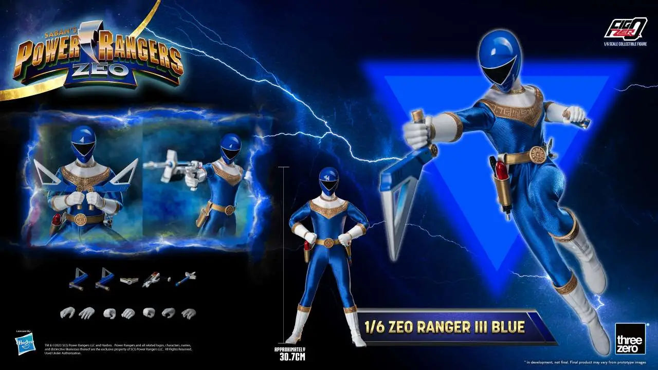 POWER RANGERS ZEO RANGER III BLUE 1/6 FIGURE