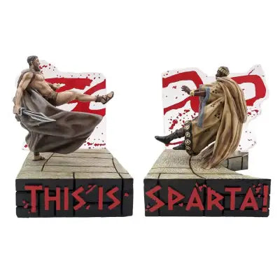300 THIS IS SPARTA BATTLE BOOKENDS