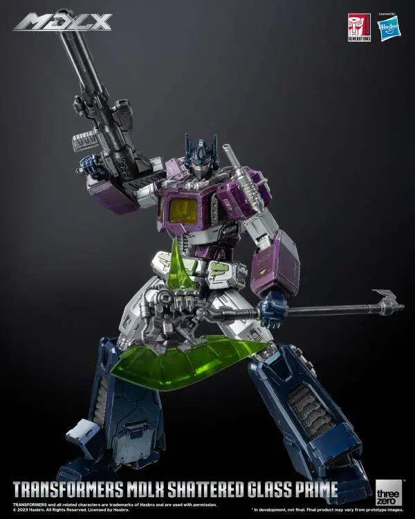 TRANSFORMERS MDLX SHATTERED GLASS OPTIMUS PRIME LTD ED AF
