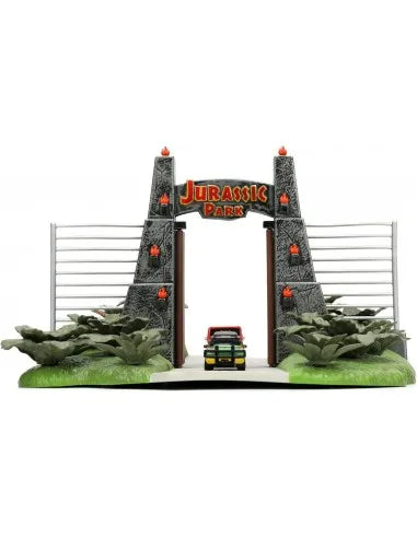 JURASSIC PARK PARK FRONT GATE NANO SCENE DIORAMA
