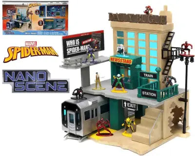 MARVEL SPIDER MAN DAILY BUGLE NANO SCENE DIORAMA