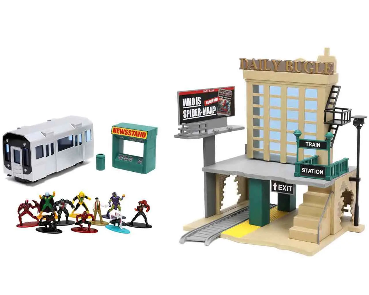 MARVEL SPIDER MAN DAILY BUGLE NANO SCENE DIORAMA