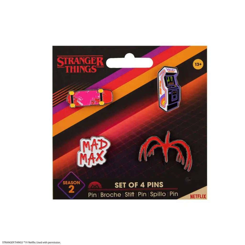 STRANGER THINGS SEASON 2 PIN SET (4)