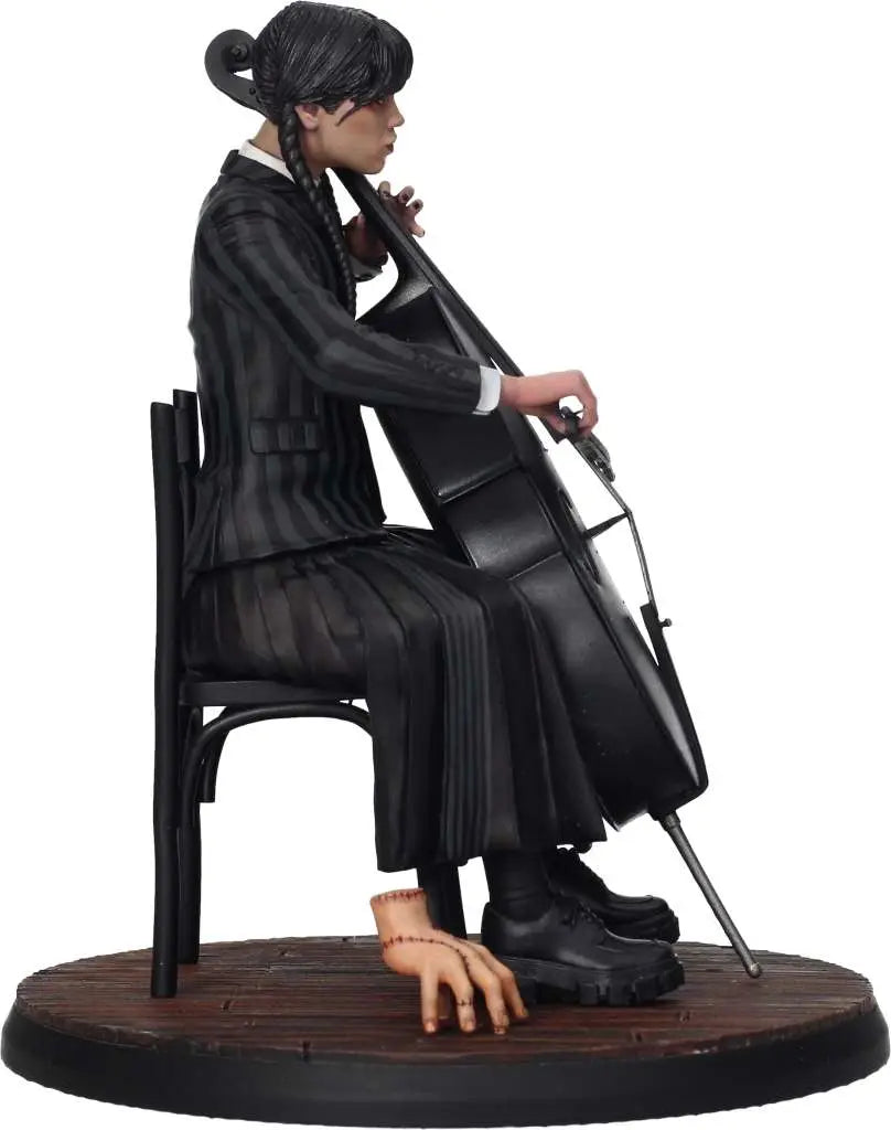 WEDNESDAY WITH CELLO AND THING 15 CM FIGURE