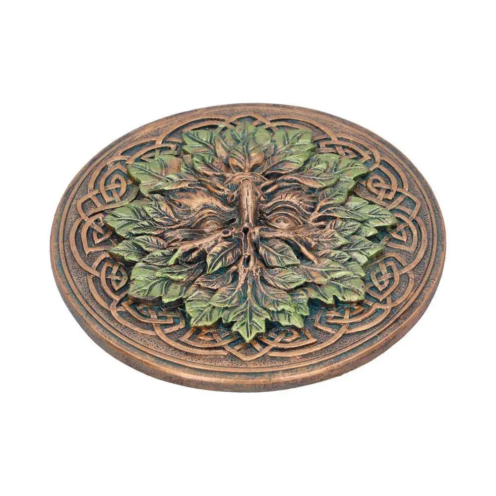 GREEN MAN TREE SPIRIT FOREST FRAGRANCE INCENSE BURNER